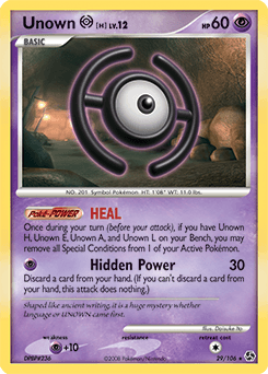 Unown [H] 29/106 — Great Encounters