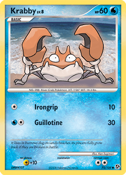 Krabby 75/106 — Great Encounters