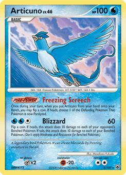 Articuno 1/100 — Majestic Dawn