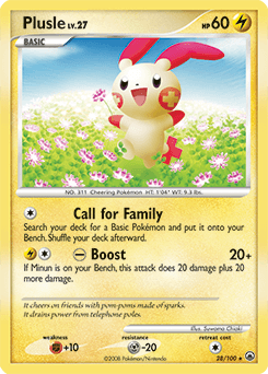 Plusle 28/100 — Majestic Dawn