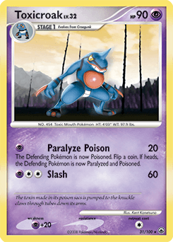 Toxicroak 31/100 — Majestic Dawn