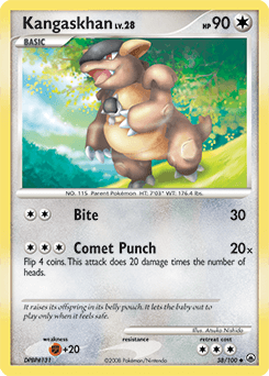 Kangaskhan 38/100 — Majestic Dawn