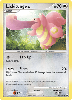 Lickitung 39/100 — Majestic Dawn