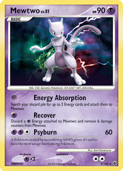 Mewtwo 9/100 — Majestic Dawn