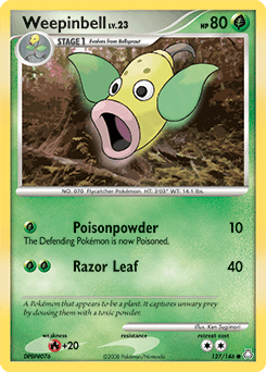 Weepinbell 127/146 — Legends Awakened