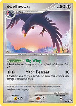 Swellow 73/146 — Legends Awakened