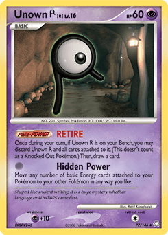 Unown [R] 77/146 — Legends Awakened