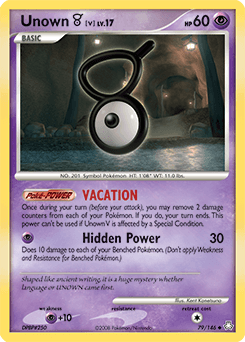 Unown [V] 79/146 — Legends Awakened