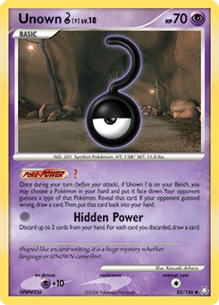 Unown [?] 82/146 — Legends Awakened
