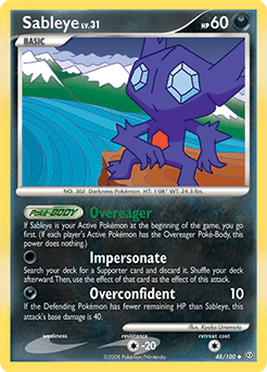 Sableye 48/100 — Stormfront