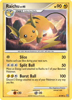 Raichu 8/100 — Stormfront