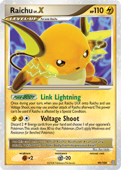 Raichu LV.X 99/100 — Stormfront