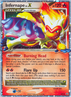 Infernape LV.X DP10/56 — DP Black Star Promos