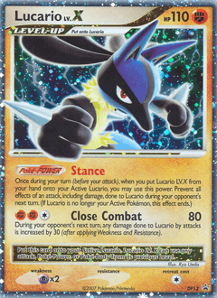 Lucario LV.X DP12/56 — DP Black Star Promos