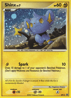 Shinx DP15/56 — DP Black Star Promos