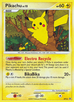 Pikachu DP16/56 — DP Black Star Promos