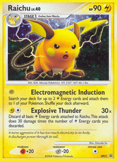 Raichu DP21/56 — DP Black Star Promos