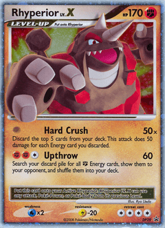 Rhyperior LV.X DP29/56 — DP Black Star Promos