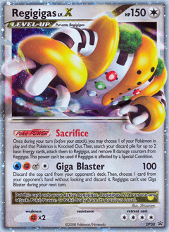 Regigigas LV.X DP30/56 — DP Black Star Promos