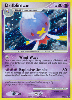 Drifblim DP34/56 — DP Black Star Promos