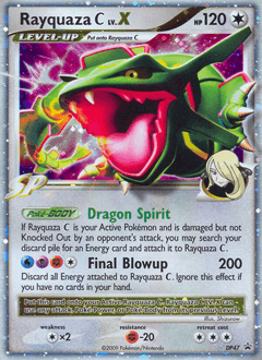 Rayquaza C LV.X DP47/56 — DP Black Star Promos