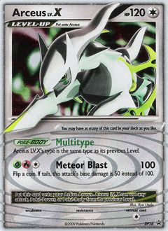 Arceus LV.X DP56/56 — DP Black Star Promos