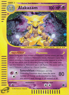 Alakazam 1/165 — Expedition Base Set