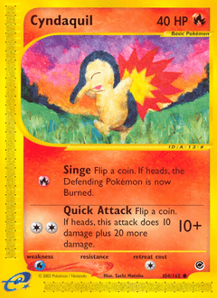 Cyndaquil 104/165 — Expedition Base Set