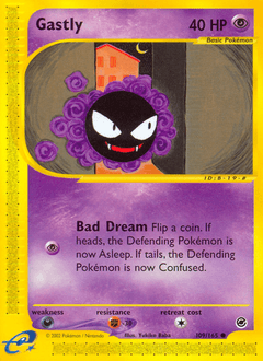 Gastly 109/165 — Expedition Base Set