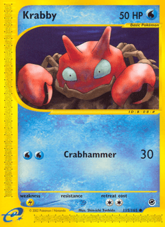 Krabby 115/165 — Expedition Base Set