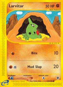 Larvitar 116/165 — Expedition Base Set