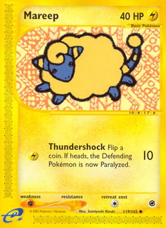 Mareep 119/165 — Expedition Base Set