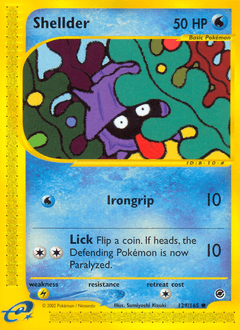Shellder 129/165 — Expedition Base Set