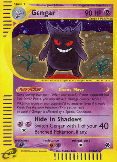 Gengar 13/165 — Expedition Base Set