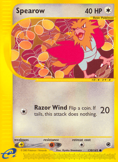 Spearow 130/165 — Expedition Base Set