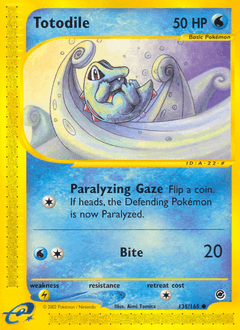 Totodile 135/165 — Expedition Base Set