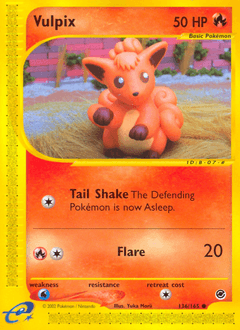Vulpix 136/165 — Expedition Base Set