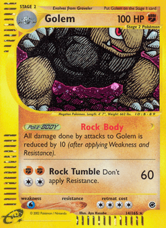 Golem 14/165 — Expedition Base Set