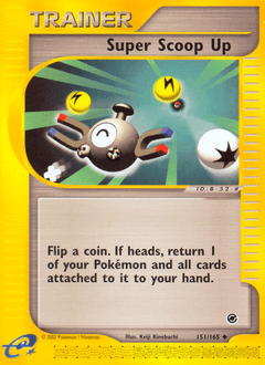 Super Scoop Up 151/165 — Expedition Base Set