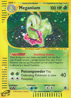 Meganium 18/165 — Expedition Base Set
