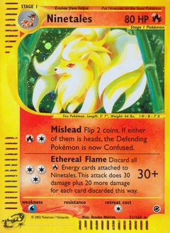 Ninetales 21/165 — Expedition Base Set