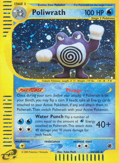 Poliwrath 24/165 — Expedition Base Set