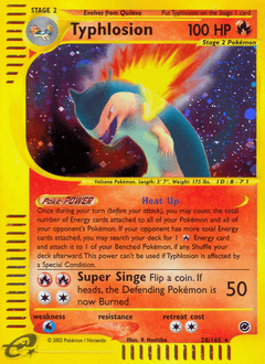 Typhlosion 28/165 — Expedition Base Set