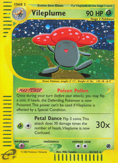 Vileplume 31/165 — Expedition Base Set