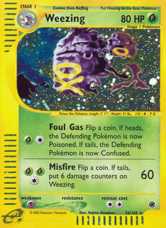 Weezing 32/165 — Expedition Base Set