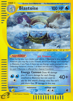 Blastoise 4/165 — Expedition Base Set