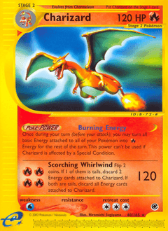 Charizard 40/165 — Expedition Base Set