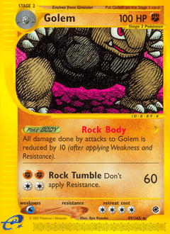 Golem 49/165 — Expedition Base Set
