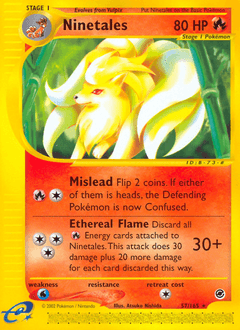 Ninetales 57/165 — Expedition Base Set
