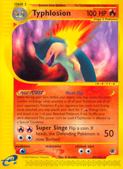 Typhlosion 65/165 — Expedition Base Set